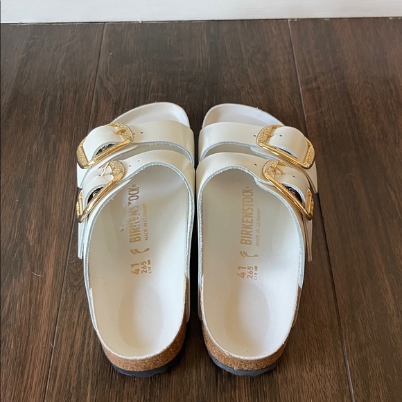 NWT Birkenstock Arizona Hammered Big Buckle Sandals - Picture 5 of 9